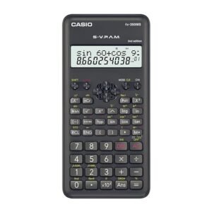 Casio Fx-350Ms 2Nd Gen Non-Programmable Scientific Calculator, 240 Functions and 2-Line Display, Black